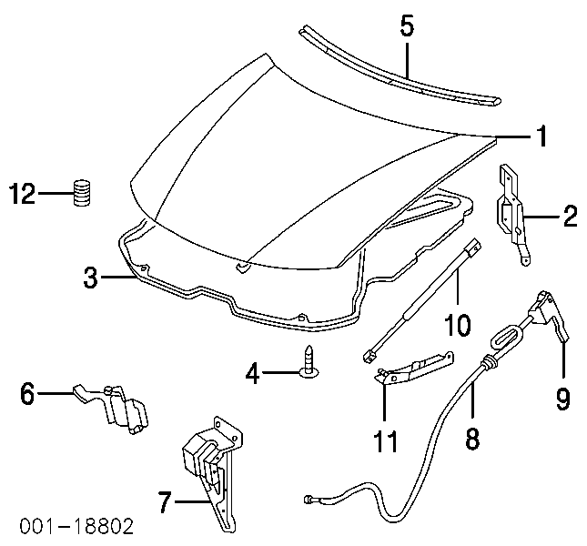 Капот 88948751 General Motors