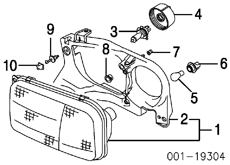 Ліва фара на Chevrolet Tracker 