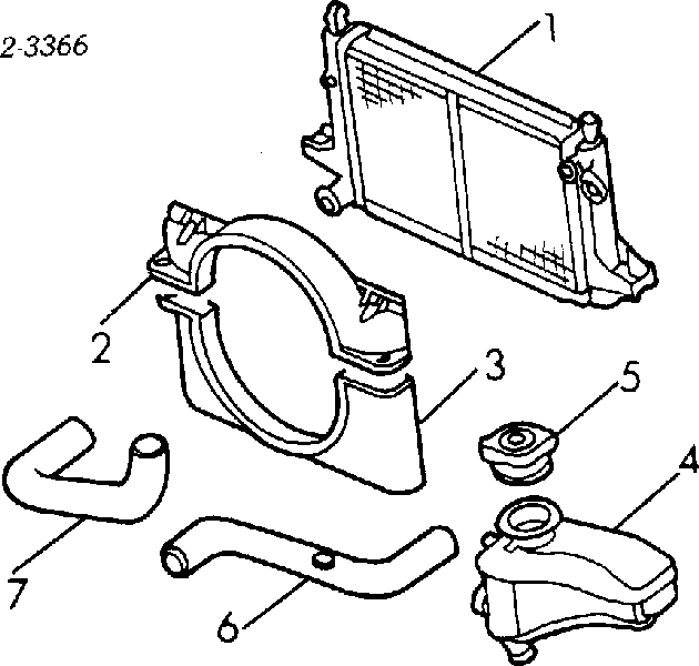 Кришка/пробка радіатора E7RY8100A Ford