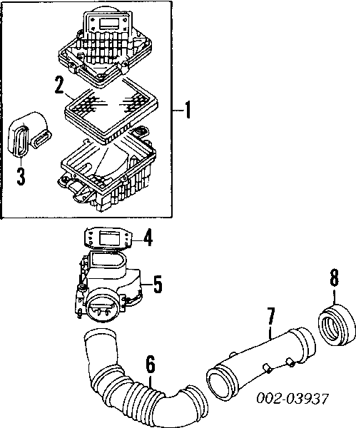 Фільтр повітряний E9BZ9601A Ford