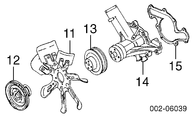 Ремінь приводний, агрегатів E9SZ8620H Ford