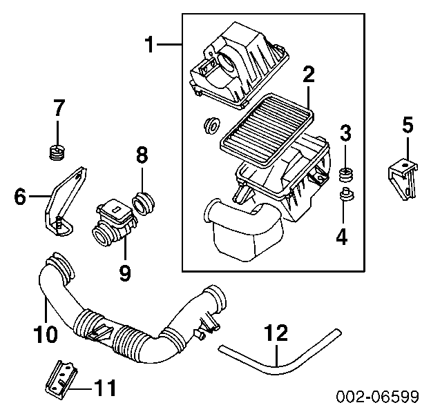 Фільтр повітряний 7101170SX Stellox