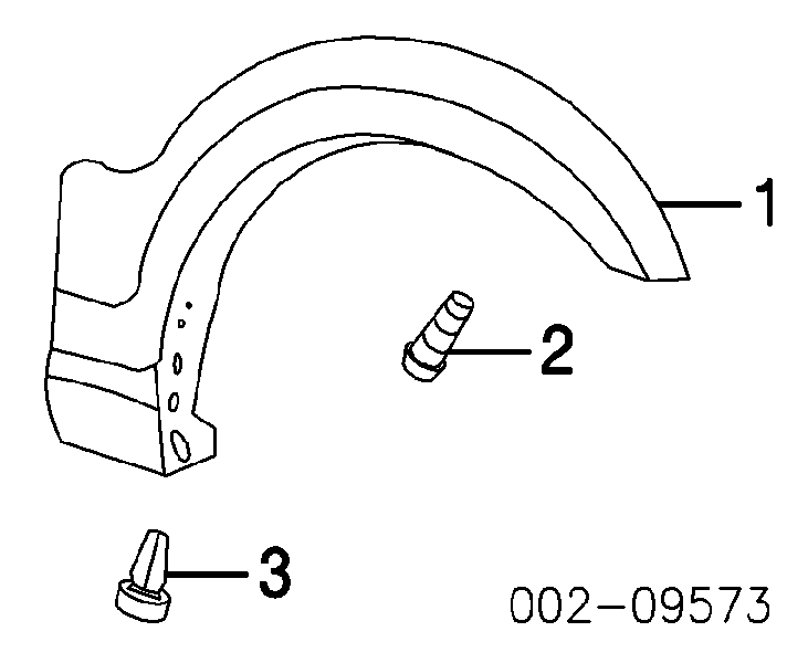 Пістон (кліп) кріплення обшивки кришки багажника A0039986350 Mercedes
