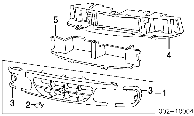 Панель передня Ford Explorer позашляховик (U2) (1994 - 2002) ціна, від 241.48 USD