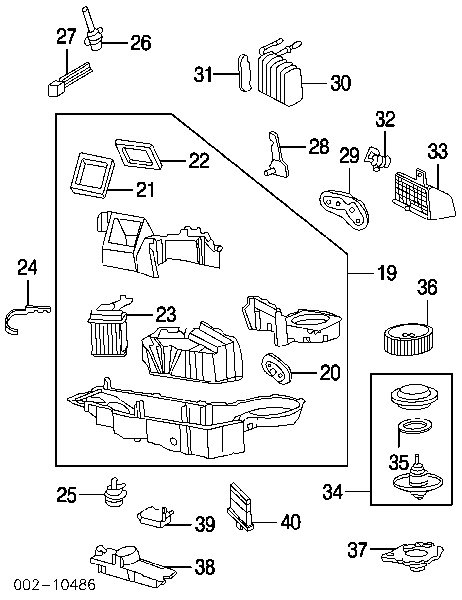 Фільтр салону F65Z19N619AB Ford