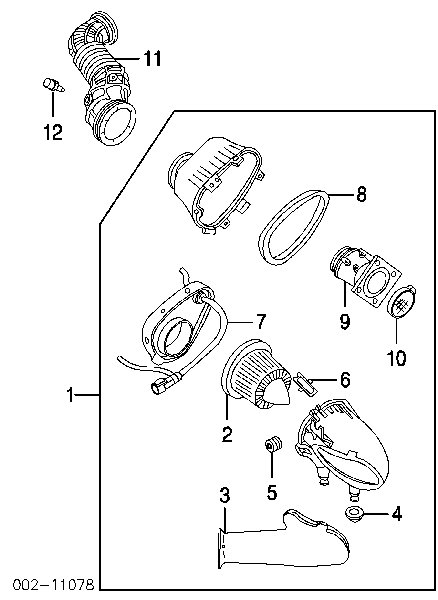 Фільтр повітряний F4ZZ9601A Ford