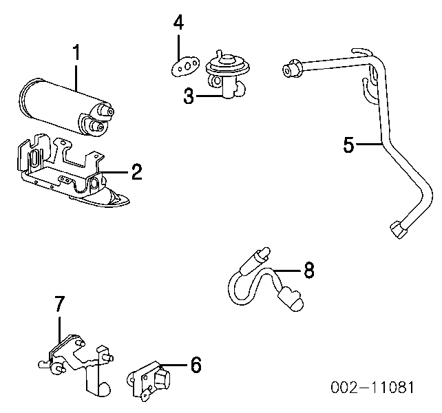 Клапан EGR, рециркуляції газів Ford Taurus 60 (Форд Таурус)