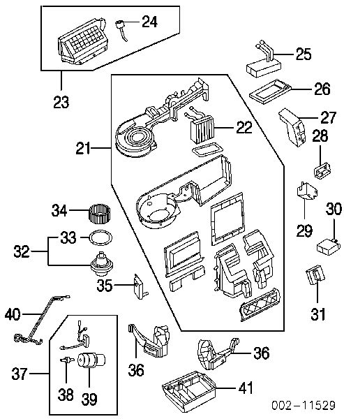 Купити 1L2Z19E616CA Ford Привід заслінки печі