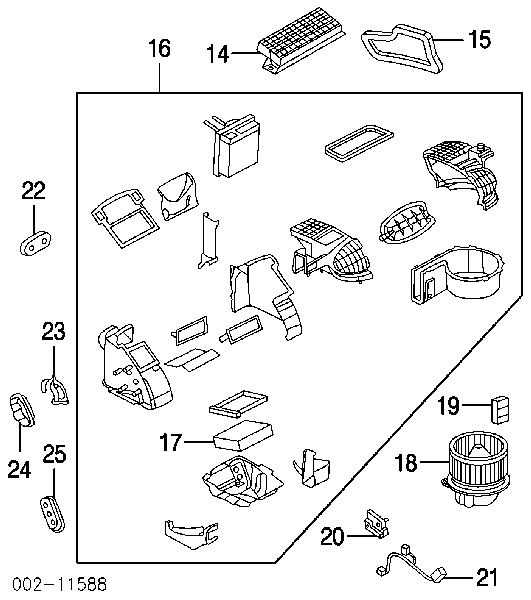 Фільтр салону XS4Z19N619CA Ford