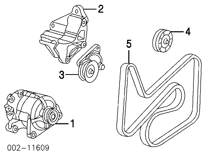 Генератор 98AZ10346EARM Ford