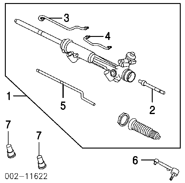 Тяга рульова поперечна Ford 1L5Z3280AA ціна, від 18.18 USD