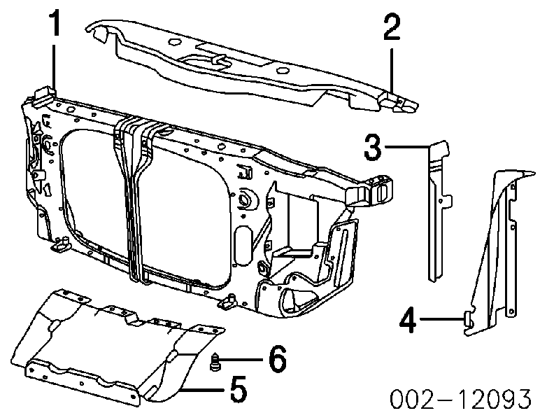 Пістон (кліп) кріплення підкрилки переднього крила 4776106 Ford