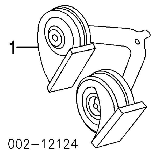 Сигнал звукової, клаксон Ford 4L3Z13832BA ціна, від 28.26 USD