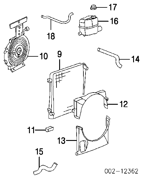 Купити 3L2Z8005AA Ford Радіатор двигуна