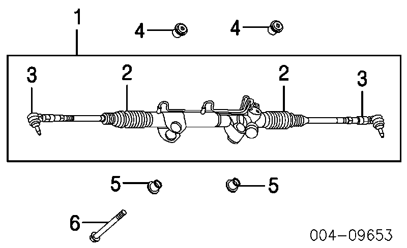 Управління рульове в зборі Chrysler 68040226AB ціна, від 41.84 USD