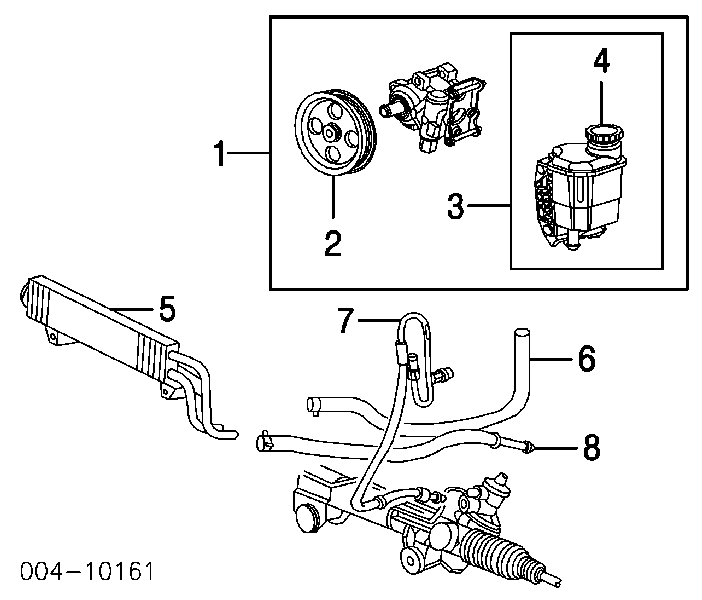 Купити 52113240AA Chrysler Насос гідравліки