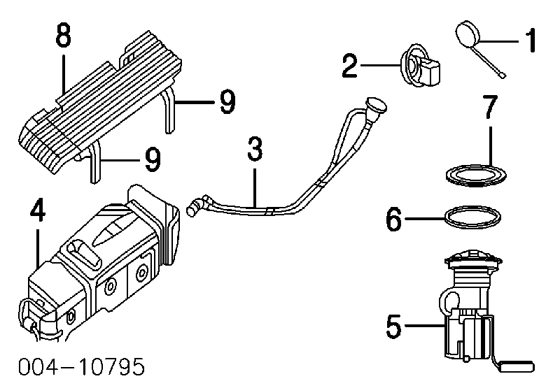 Кришка/пробка бензобака 52102464AC Chrysler