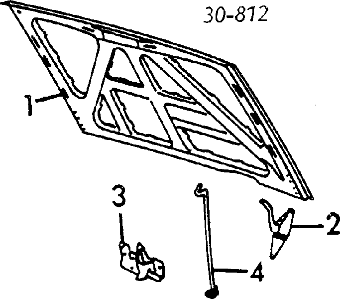 Капот на Nissan Sunny I B11