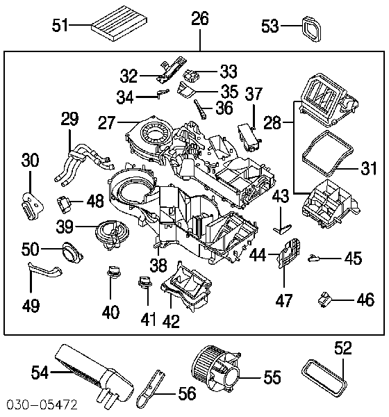 Клапан TRV, кондиціонера Nissan Pathfinder (R51) (Нісан Патфайндер)