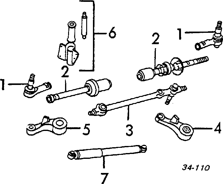 Важіль маятниковий 8942378000 Isuzu