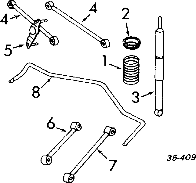 Шланг гальмівний задній Mazda 929 1 (LA) (Мазда 929)