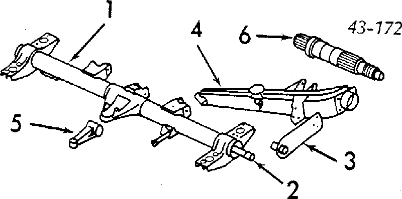 Амортизатор задній 721022980 Subaru