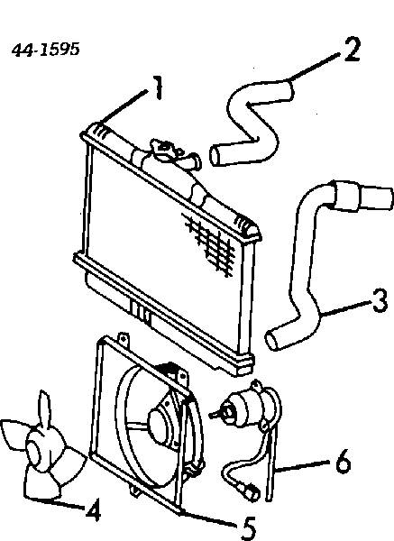 1657174090 Toyota шланг (патрубок термостата)