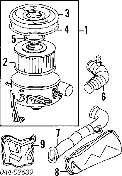 Купити 1780154030 Toyota Автомобільний фільтр повітря