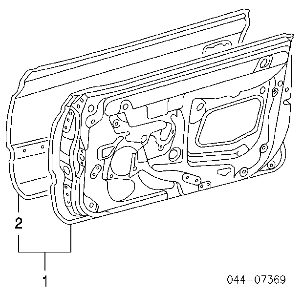 Двері передні, ліві Toyota Solara (V3) (Тойота Solara)