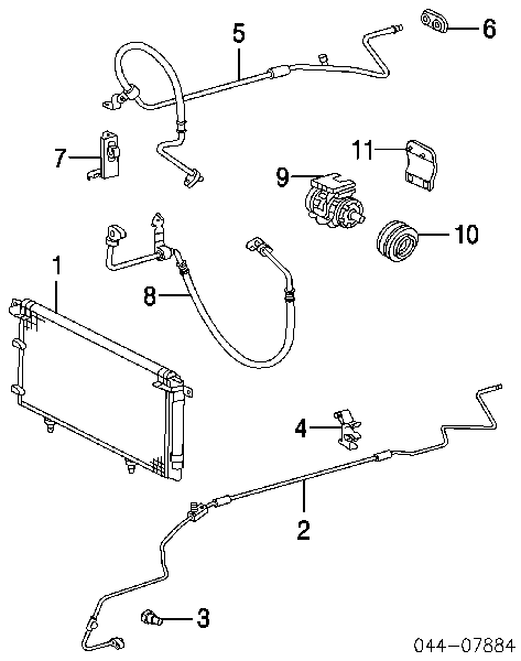 Муфта компресора кондиціонера Toyota 8841006100 ціна, від 144.83 USD