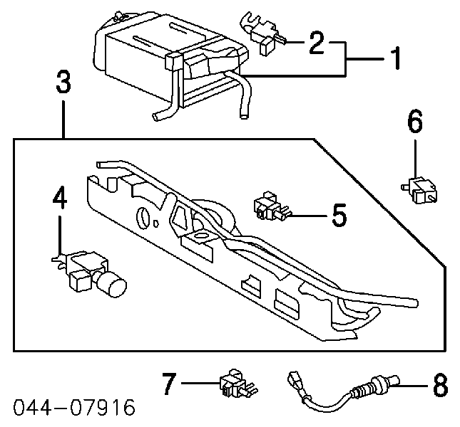 Лямбда зонд після каталізатора Toyota 8946506120