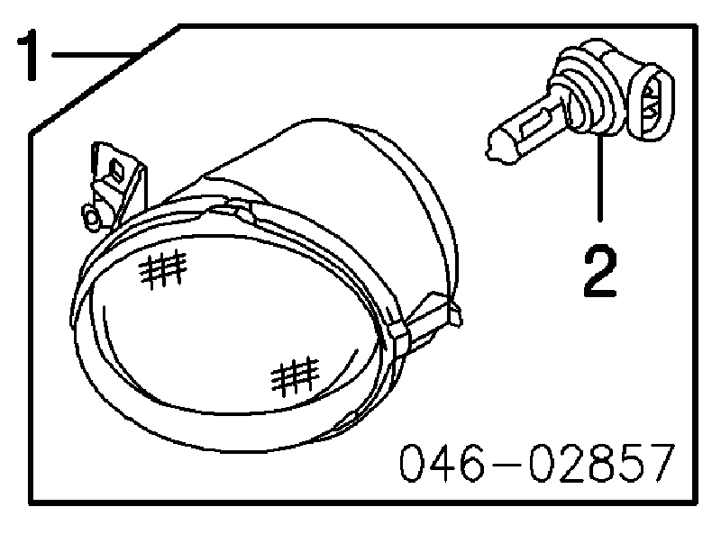 Туманка права VAG 7L6941700B ціна, від 33.75 USD