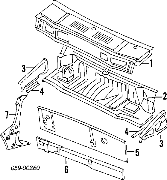 Амортизатор задній 96056928 General Motors