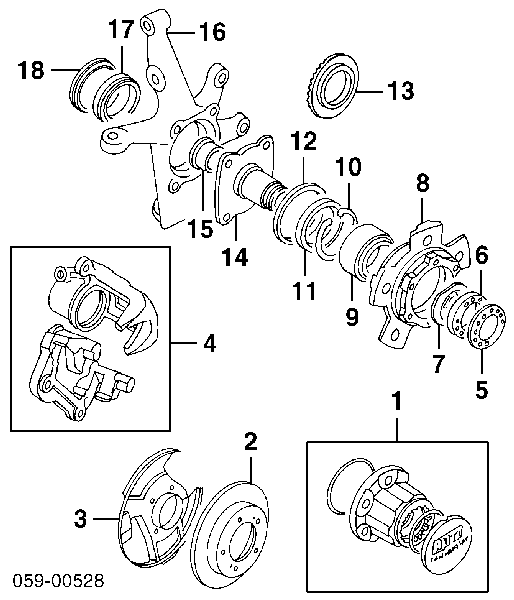 Супорт гальмівний передній лівий 30014542 General Motors