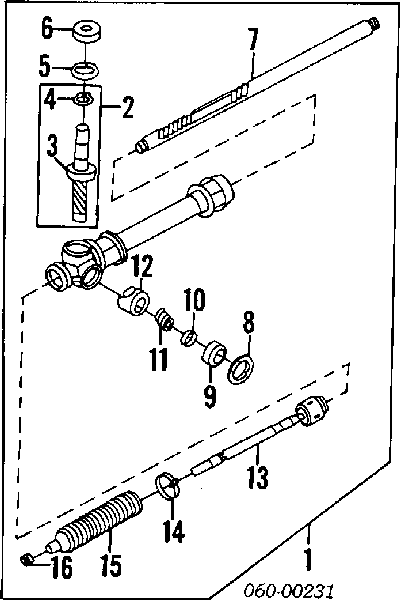 Рейка рульова 5650021010 Hyundai/Kia