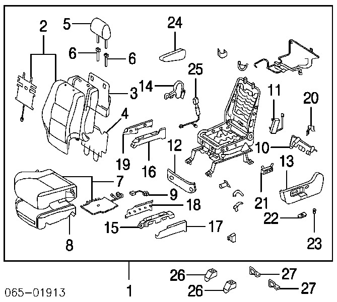 8492060050A0 Toyota Блок кнопок механізму регулювання сидінь, лівий