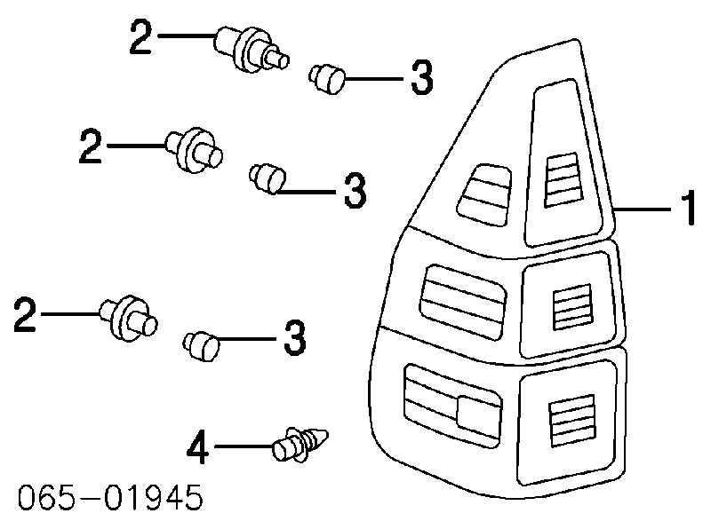 Купити 8149660010 Toyota Пістон (кліп) кріплення підкрилки переднього крила