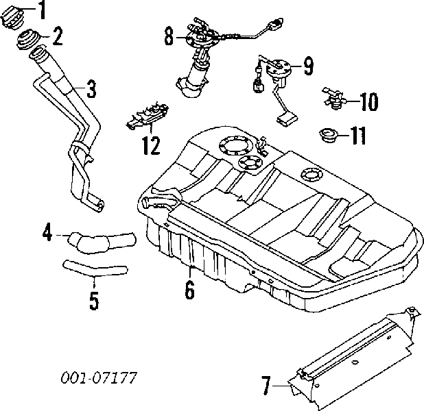 Паливний насос електричний, занурювальний 8943845281 Isuzu