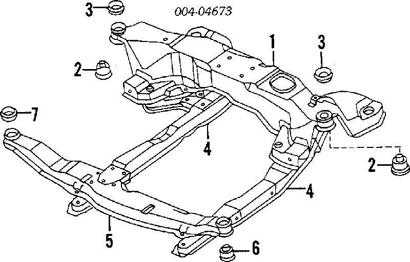 Передня балка на Mitsubishi Sigma  F16A