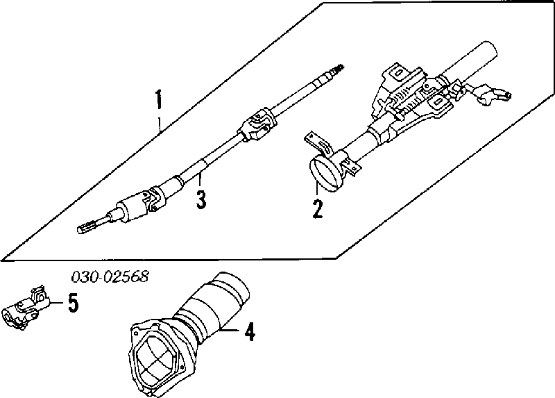 Карданчик вала рульової колонки, нижній Nissan/Infiniti 4808062J11 ціна, від 180.54 USD