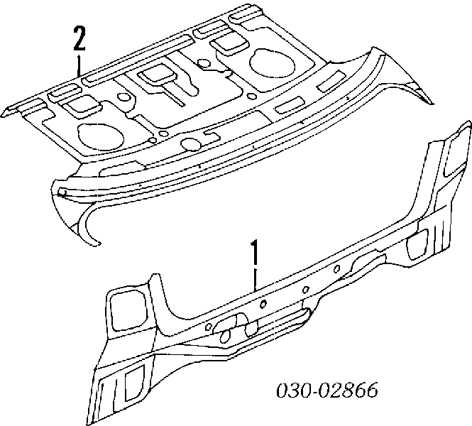 Панель багажного відсіку Nissan/Infiniti 7911043U30 ціна, від 63.49 USD