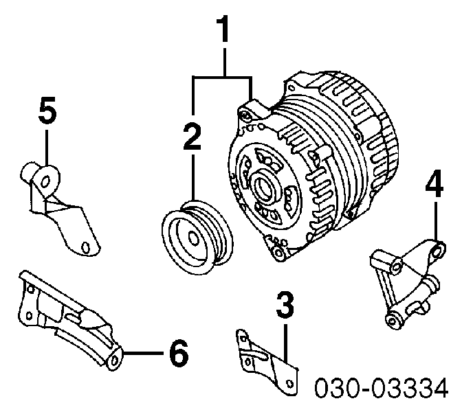 Генератор 231001E400R Nissan