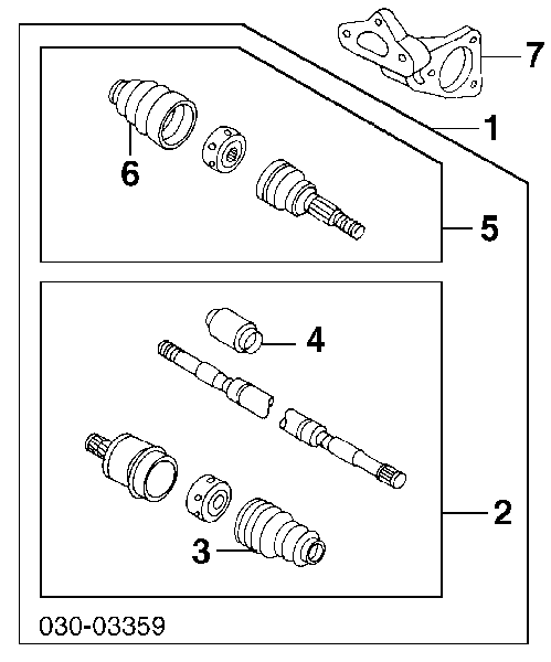 Пильник ШРУСа зовнішній, передній піввісі 392412B085 Nissan