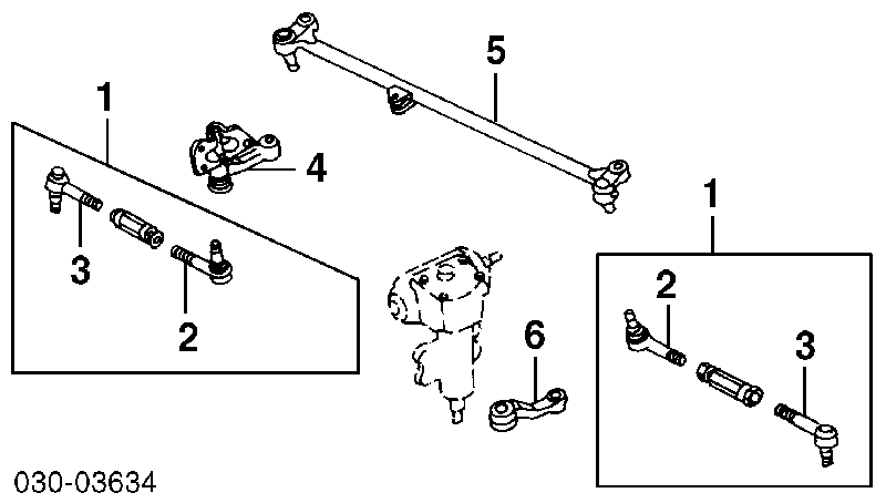 Сошка рульового керування 485023S525 Nissan