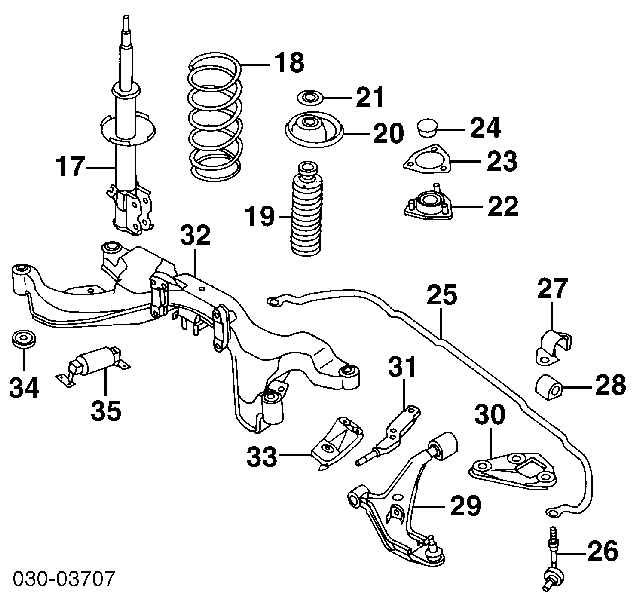Кульова опора, нижня 545009E000 Nissan/Infiniti