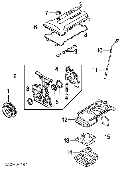 132702J201 Nissan прокладка клапанної кришки двигуна