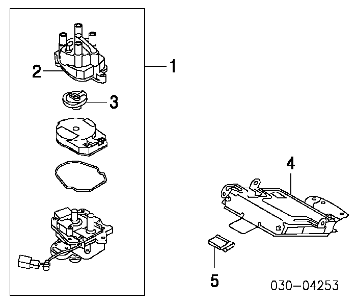 Бігунок (ротор) розподільника запалювання 221574B000 Nissan/Infiniti
