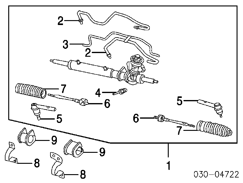 Пильник рульової рейки TBR5028 Delphi