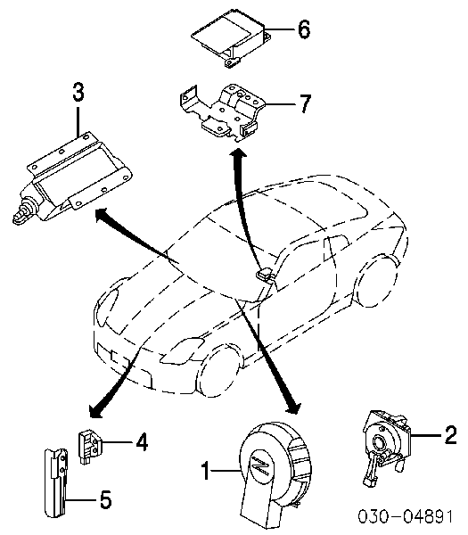 Датчик Айрбег передній Nissan/Infiniti 98581CD000 ціна, від 15.20 USD