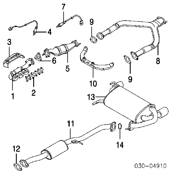 Кільце приймальної труби глушника Infiniti QX56 (JA60) (Інфініті QX56)